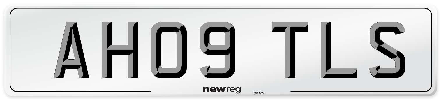 AH09 TLS Number Plate from New Reg